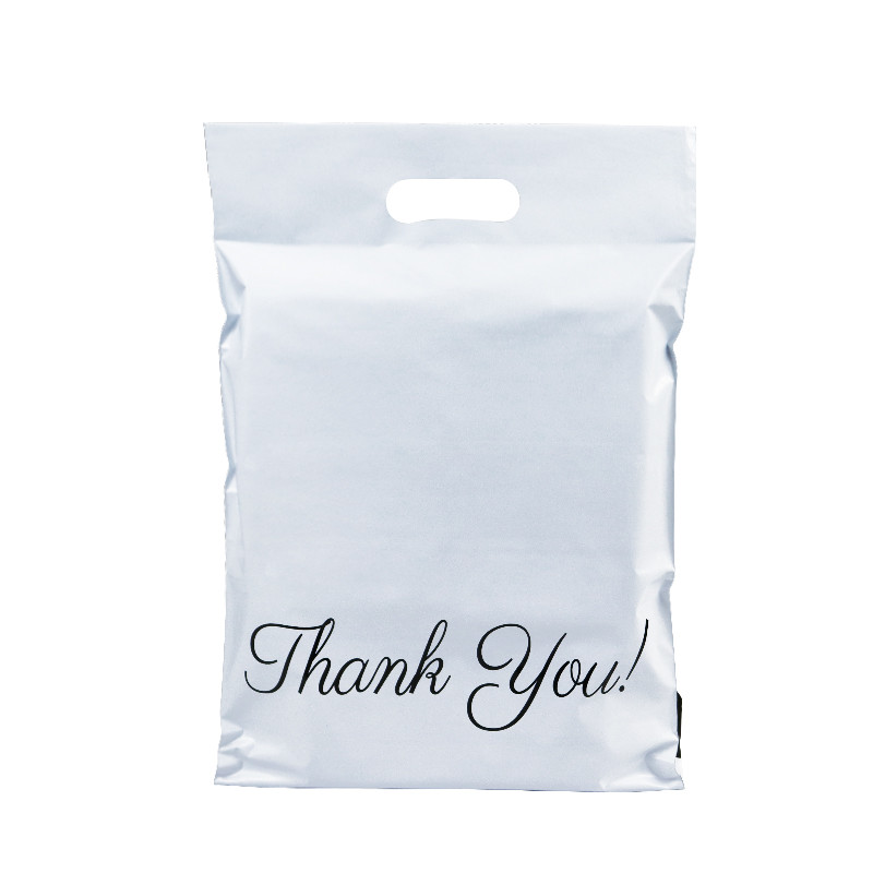 Customizable Biodegradable Custom Printed Poly Shipping Bags With Handles Waterproof