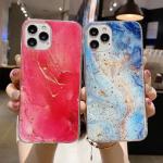 IMD Matte Finish Phone Cases Fingerprint Free Gold Foil Soft TPU