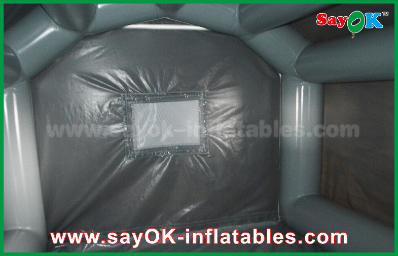 10 x 5m Gray Custom Inflatable Products PVC Inflatable Spray Booth For Car Spraying