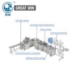 3 Ply Nonwoven Surgical Face Mask Making Machine Automatic 220V 2.7KW