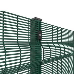 China 1.8*2.5m 358 Security Fence Low Carbon Steel Wire Material Sustainable wholesale