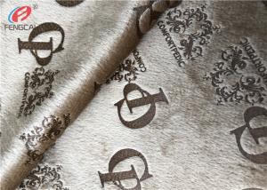 China 100% Polyester Knitted Velvet Glue Printed Fabric Plush Velboa Fabric For Sofa wholesale