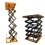 500kg Stationary Hydraulic Scissor Lift Tables Fixed Max Height 4800mm