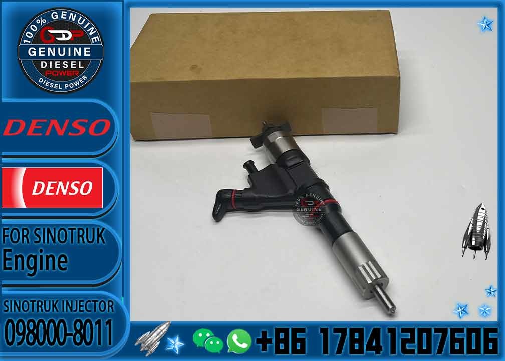 Common Rail Diesel Fuel Injector 095000-8910 VG1246080106 098000-8011 VG1246080051 For SINOTRUK HOWO
