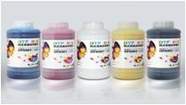 China PET Cyan DYE Sub Ink 100ml Heat Press Mageata Textile Pigment wholesale