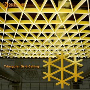 China Rustproof Aluminum Suspended Open Grid Ceiling / Aluminium Grille Ceiling Panel for Shopping Mall wholesale