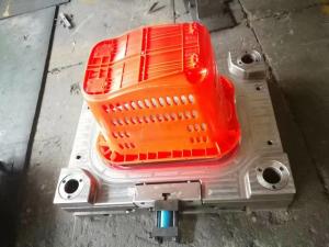 China 718 Material Plastic Injection Mould , Custom Injection Molding Kitchen Trolley Plastic Basket wholesale
