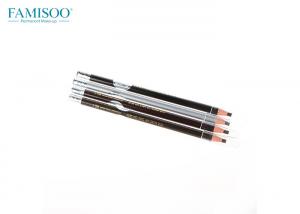 China Long Lasting Waterproof Eyebrow Pencil Black / Light Brown / Dark Brown / Gray Color wholesale