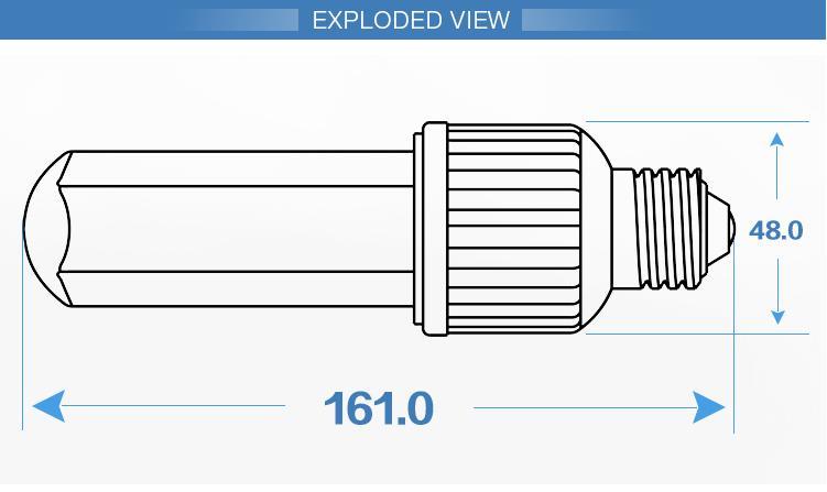 360 degree led G24Q G24D 6W8W10W12W led pl lamp /plc 4 pin led g24 lamp with 2835led replace HPS MHL HID AC 85-265V