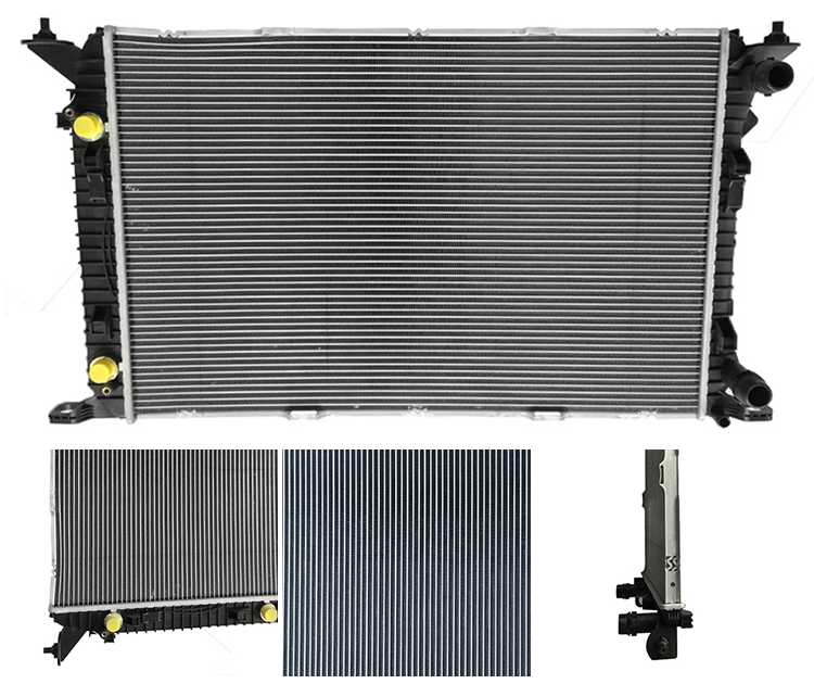 Aluminum Cooling Radiator 8K0121251T Audi Car Engine Parts For A4 Quattro A5 Q5