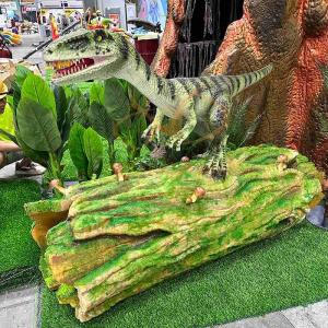 China Theme Park Animatronic Realistic Dinosaur Mechanical Model for Amusement Park wholesale