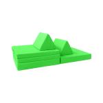6 Piece Microsuede Foam Soft Play Couch No Inner Liner For Creative Kids