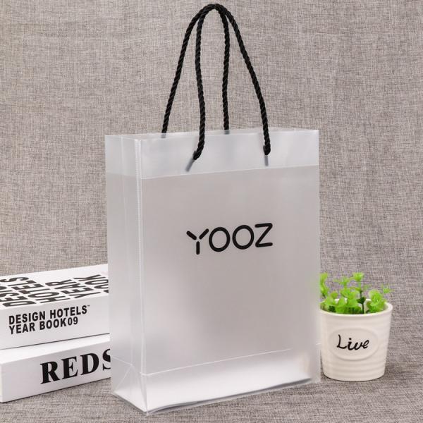 Customized Gift Shopping XYDAN Transparent Shopping Tote Bag with Pp Pvc Rope