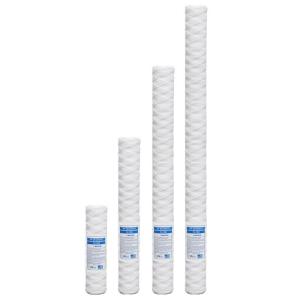China High Productivity 500L/Hour Glass Fiber String Wound Micron Filter Cartridges for 1kg wholesale