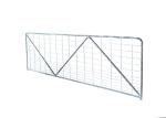 Standard Weld Mesh Steel Farm Gates All Low Carbon Uniform 25nb Pipe