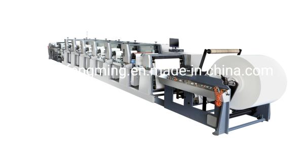 Web Paper/Woven Flexographic Printing Machine 300/900/1000/1200mm Max. Printing