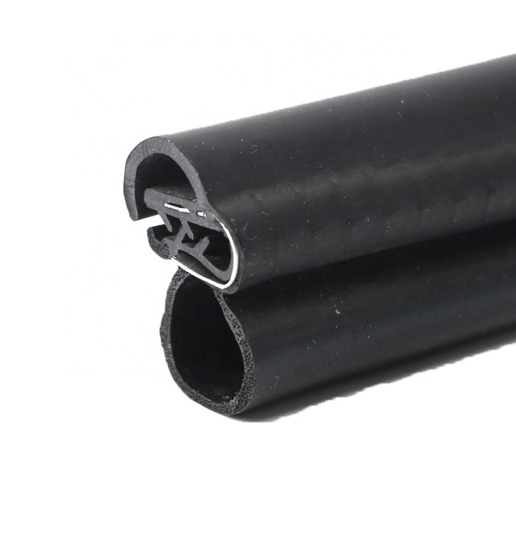 20-90 Shore Hardness EPDM Rubber Profile for Automatic Car Door Safety Edge Protection