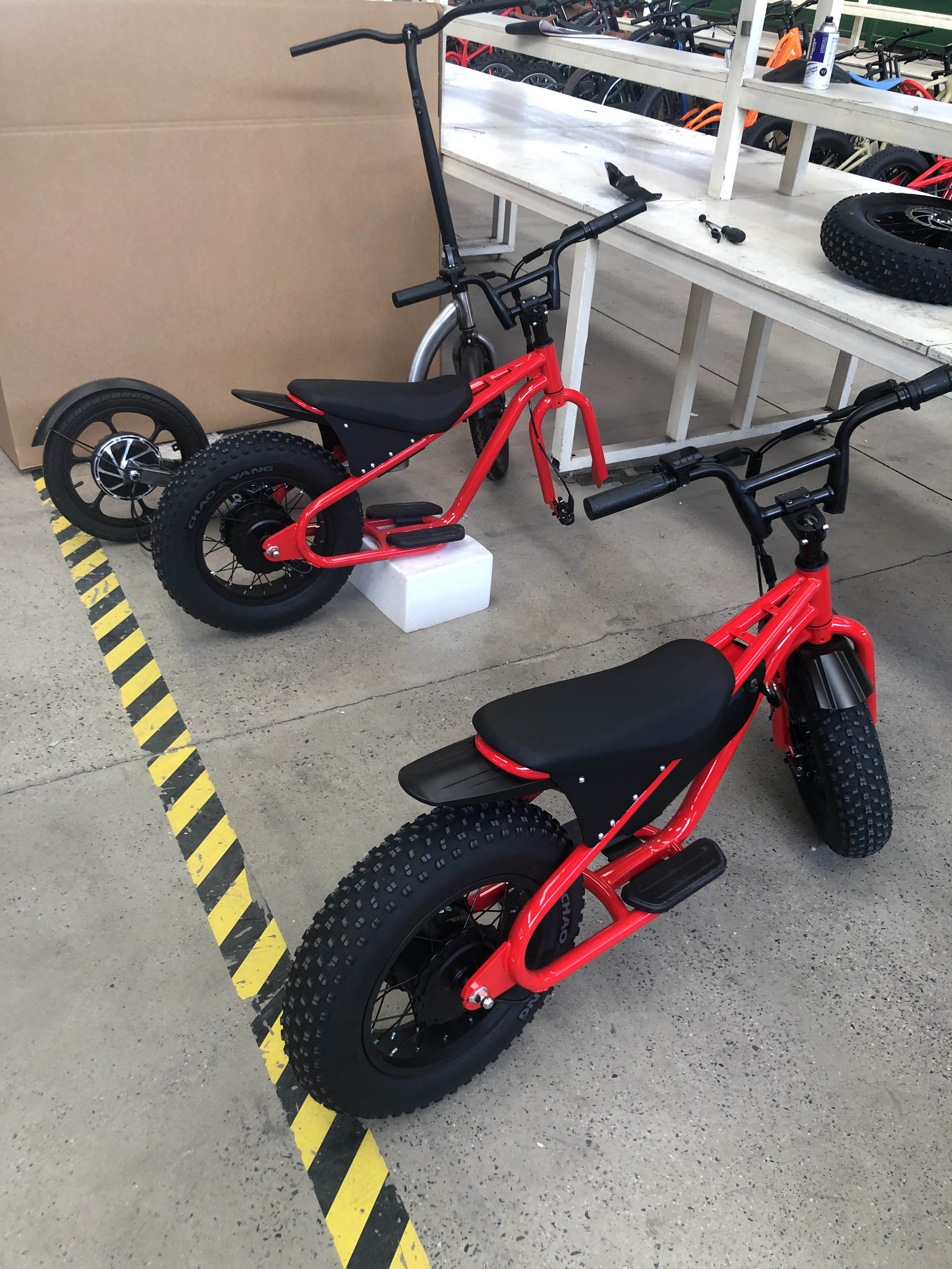 Electric Kid Bike Motorcycles with Down Tube Battery Position and 7 Speed's Shifter