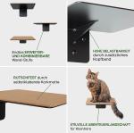 Wall Mounted Metal Shelf for Small Animals 3mm Thickness Climb and Observe Cat
