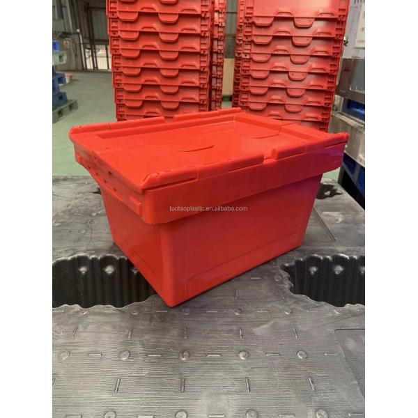 400300x240mm EU Heavy Plastic Stackable Turnover Box for Straight Wall Handling Needs