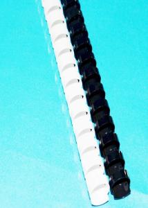 China Roud / Oval Shape Binding Materials Pvc Plastic Comb 6mm To 50mm Pitch 12.7mm wholesale