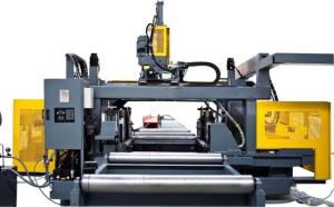 China High Speed CNC H Beam Drilling Machine Line Nine Drill Heads On Top / Left / Right wholesale