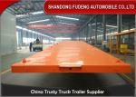 3 axle flatbed semi truck trailer for 40ft or 20ft container delivery price