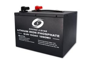 China Short Circuit Protection 100Ah 12V LiFePO4 Deep Cycle Battery For RV wholesale