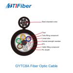 GYTC8A Aerial Fiber Optic Cable Outdoor Self Supporting 12/24/96 Core