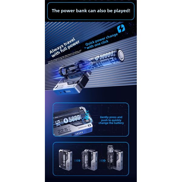 PD 22.5W Detachable Power Bank