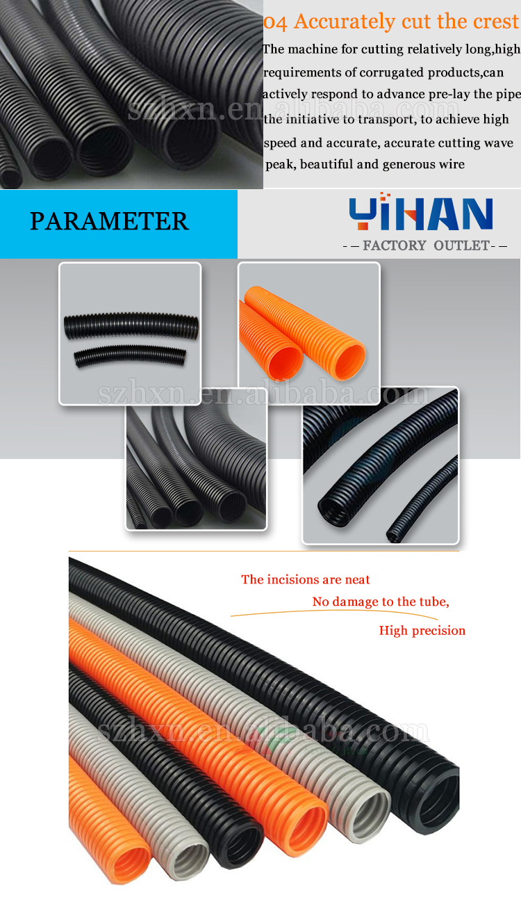Automatic PVC Hose Heat Shrink Tubing Cutting Machine with Speed 60-210 Times/Min
