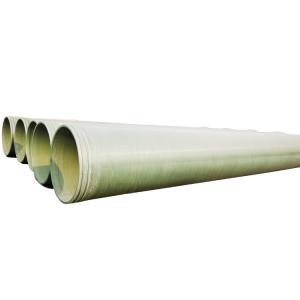 China Cross Wound Smooth FRP Round Tube Corrosion Resistant Fiberglass Pipe wholesale