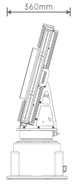 Low Altitude Drone Detection Radar Phased Array Radar Three Coordinate Output
