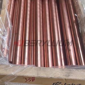 China DIN 2.1293 Chromium Zirconium Copper Round Bars For Resistance Welding Electrodes wholesale