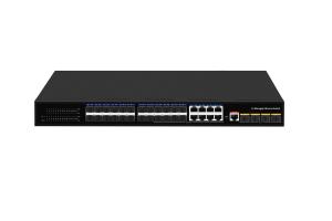 China DC12V 8A 10GSFP L3 Gigabit Managed Ethernet SFP Fiber Switch 24 Port 128Gbps AC 100~240V wholesale