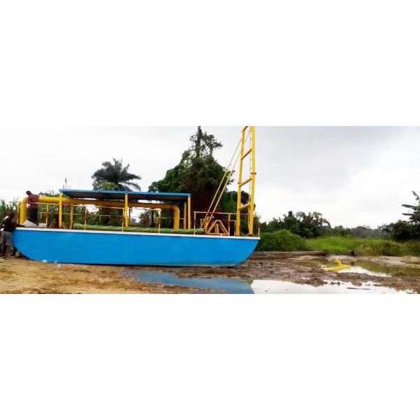 Electric Power Jet Suction Dredger with Sand Screening Machine and 20 m Dredging Depth