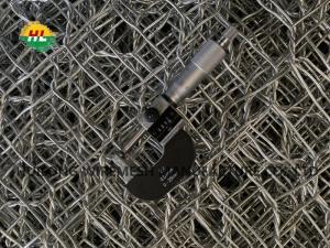 China Hexagonal Gabion Basket 2.7mm/3.4mm Diameter 8x10cm Mesh Size wholesale