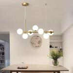 Home Decor Dining Room Modern Pendant Lights Glass Hanging Lamps Home Bedroom