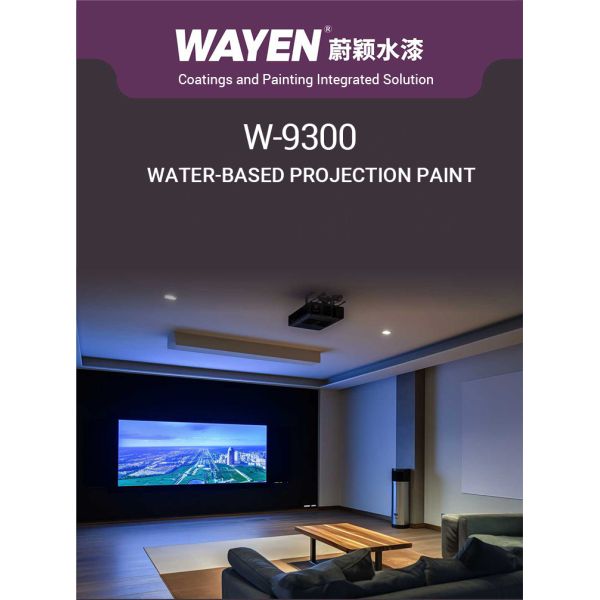 Water Based Projection Paint Anti Light Theater Grade Projection Screen Paint