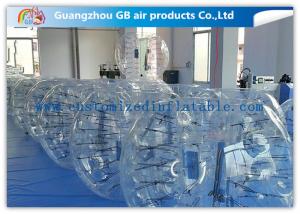 China Clear Giant Inflatable Hamster Ball Human Bubble Ball With Custom Logo Printing wholesale