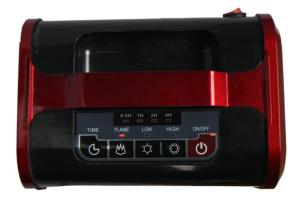 China TNP-2008I-E3 Mini Electric Fireplace Red / Black Indoor Application CE Approved wholesale