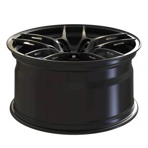 China Matt Black Rims 1-Piece Forged Wheels Monoblock 24inch For M240I wholesale