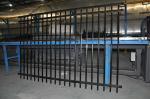 Customized Black Zinc Steel Metal Garrison Fence Panels Maintenance Free