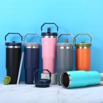 30oz Stanley Similar Type Car Travel Tumbler With Handle Stainless Steel 304