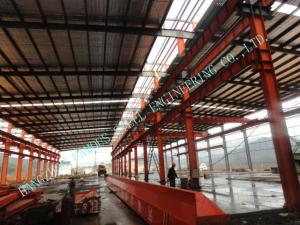 China Garments ASTM Steel Framed Buildings , Prefab 82 X 100 Light Industrial Steel Workshop wholesale