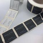 Gold Hot Stamping Custom Cosmetic Labels Vinyl PET Waterproof Label For Bottle