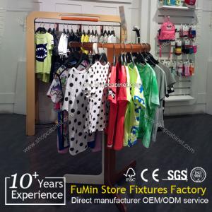 China Pop garment display stand design of garments display system wholesale