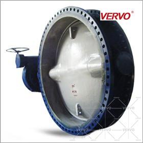 China ​EN593 Double Flange A216 WCB Gearbox Operated Butterfly Valve PN6 RF API Std 609 Butterfly Valves 80 Butterfly Valve wholesale