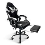 33 Pounds Fabric Ergonomic Computer Gaming Chair with Footrest and Lumbar
