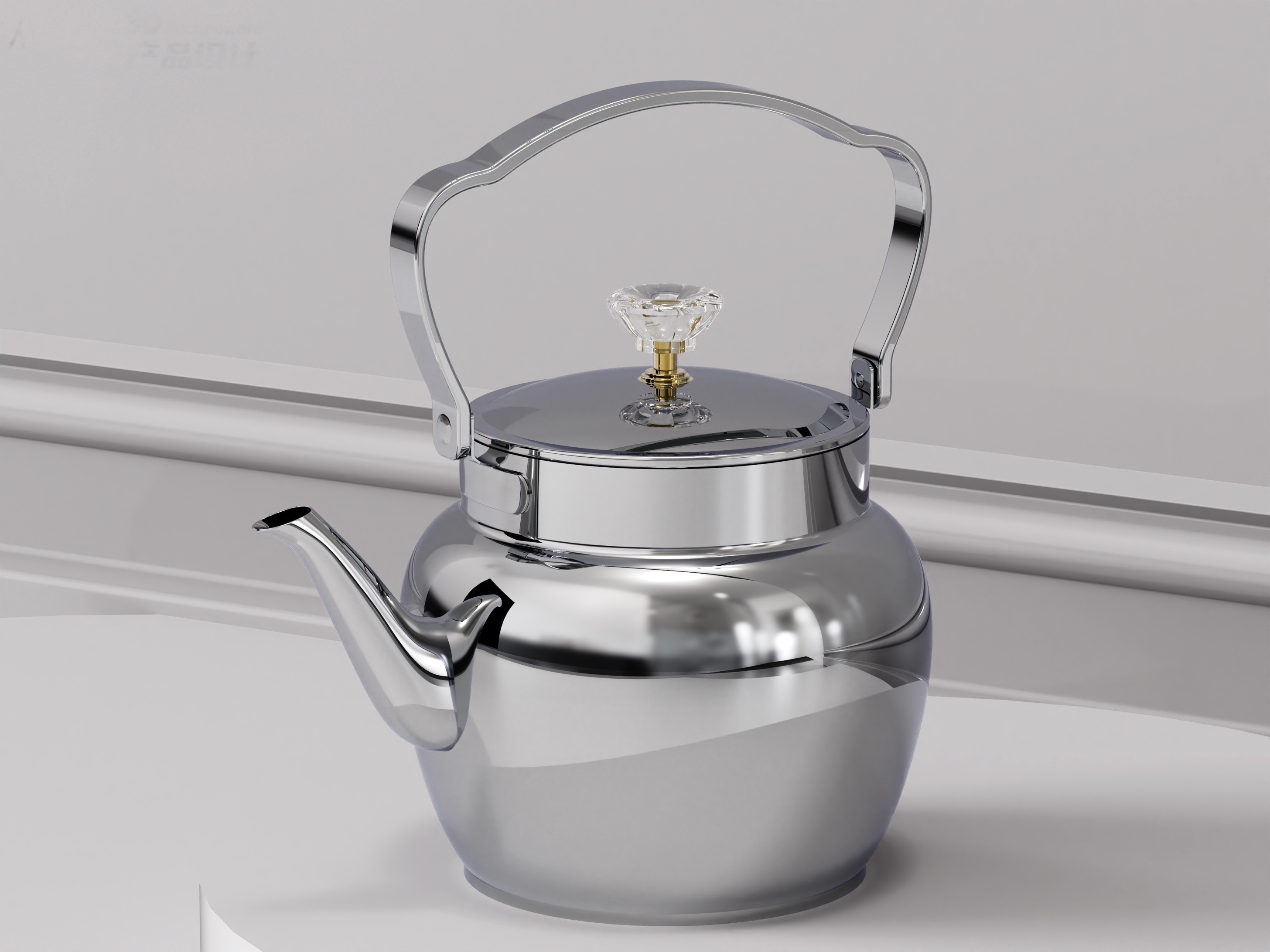 hot sales in Middle East market Interior Ketlle Tea Pot with Filter Stainless Steel Material and Whistling Function